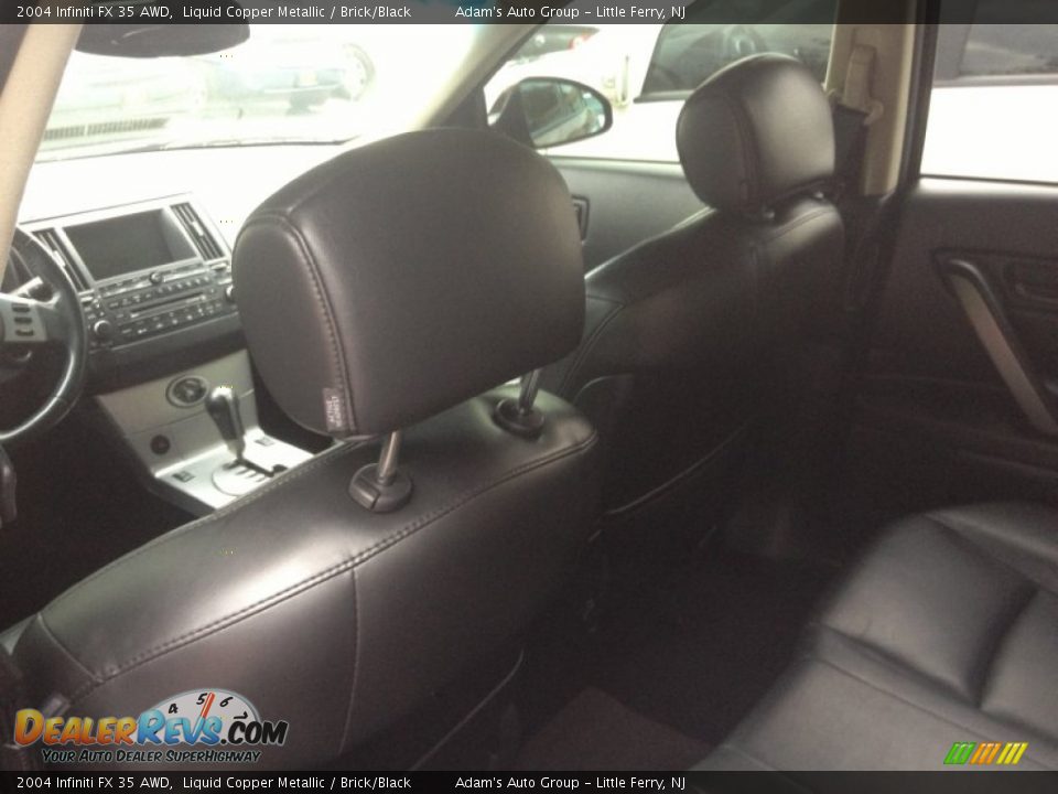 2004 Infiniti FX 35 AWD Liquid Copper Metallic / Brick/Black Photo #19
