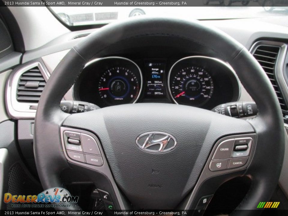 2013 Hyundai Santa Fe Sport AWD Mineral Gray / Gray Photo #19