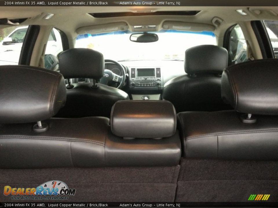 2004 Infiniti FX 35 AWD Liquid Copper Metallic / Brick/Black Photo #20