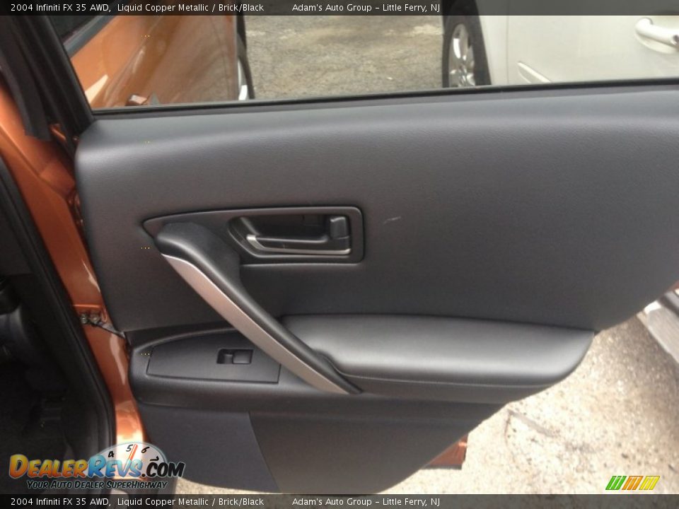 2004 Infiniti FX 35 AWD Liquid Copper Metallic / Brick/Black Photo #21