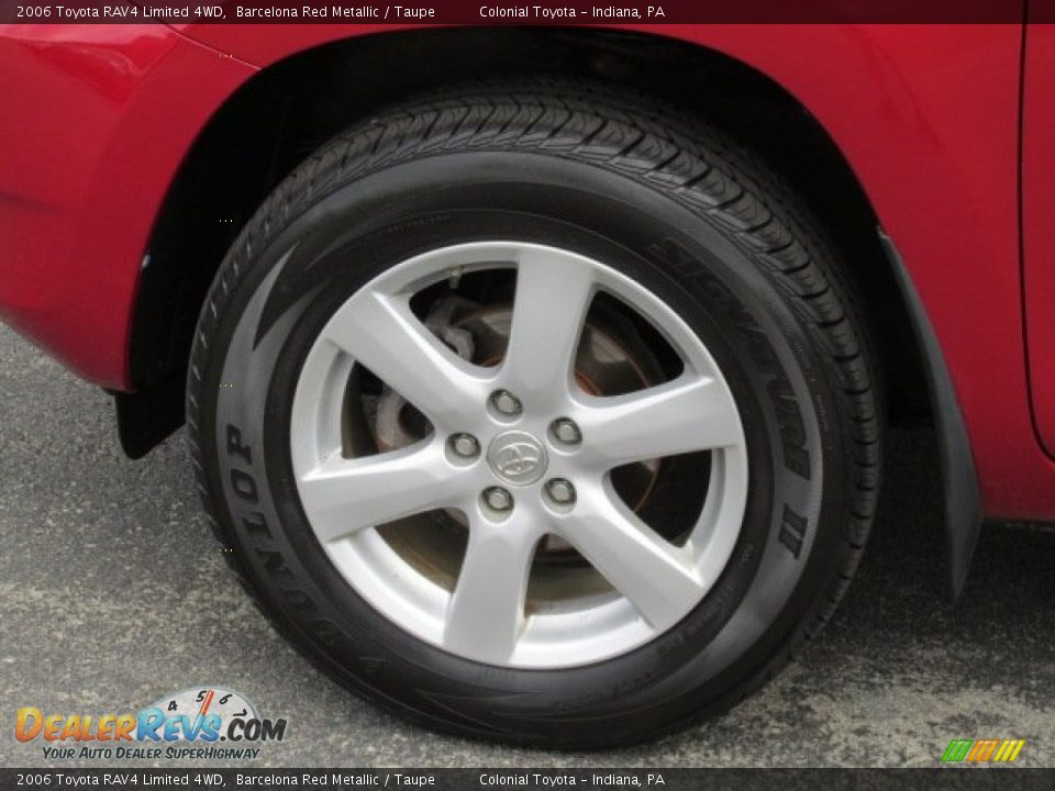 2006 Toyota RAV4 Limited 4WD Barcelona Red Metallic / Taupe Photo #3