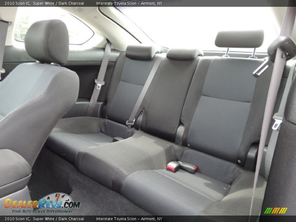 2010 Scion tC Super White / Dark Charcoal Photo #17