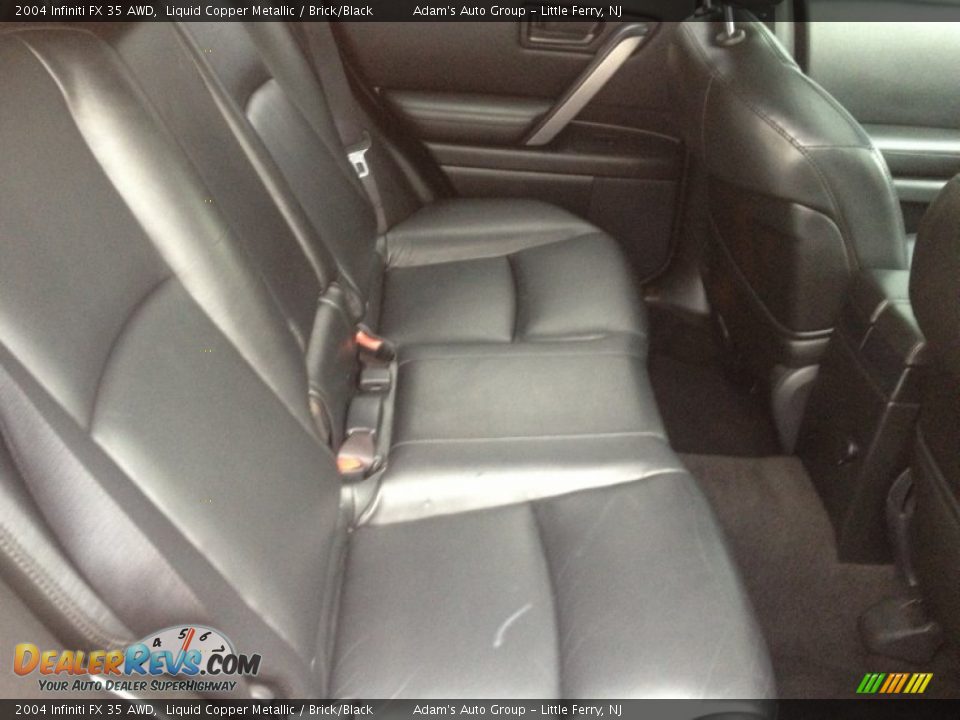 2004 Infiniti FX 35 AWD Liquid Copper Metallic / Brick/Black Photo #22