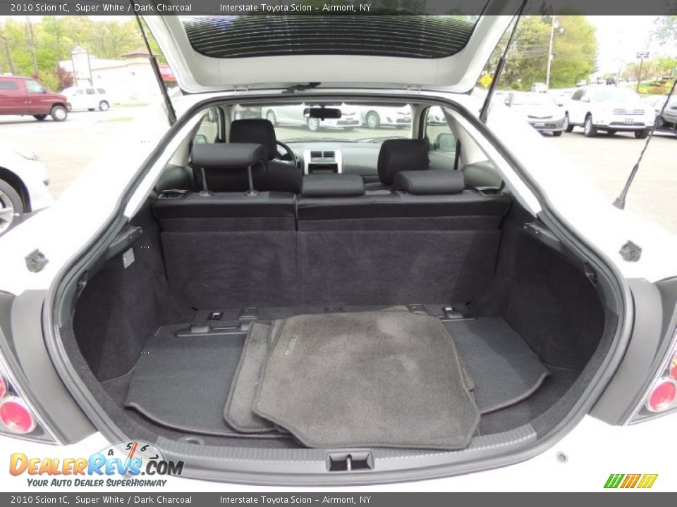 2010 Scion tC Super White / Dark Charcoal Photo #18