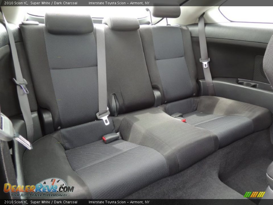 2010 Scion tC Super White / Dark Charcoal Photo #19