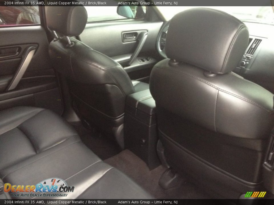 2004 Infiniti FX 35 AWD Liquid Copper Metallic / Brick/Black Photo #24