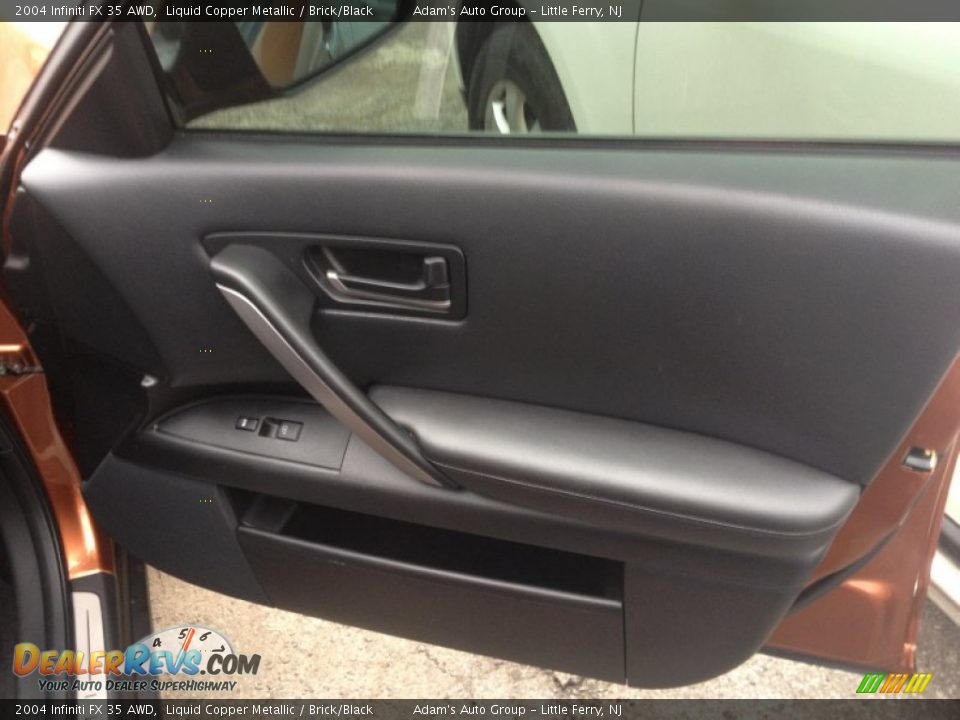 2004 Infiniti FX 35 AWD Liquid Copper Metallic / Brick/Black Photo #25