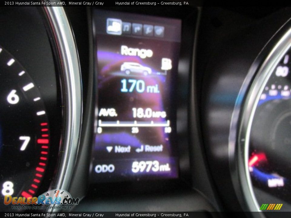 2013 Hyundai Santa Fe Sport AWD Mineral Gray / Gray Photo #25