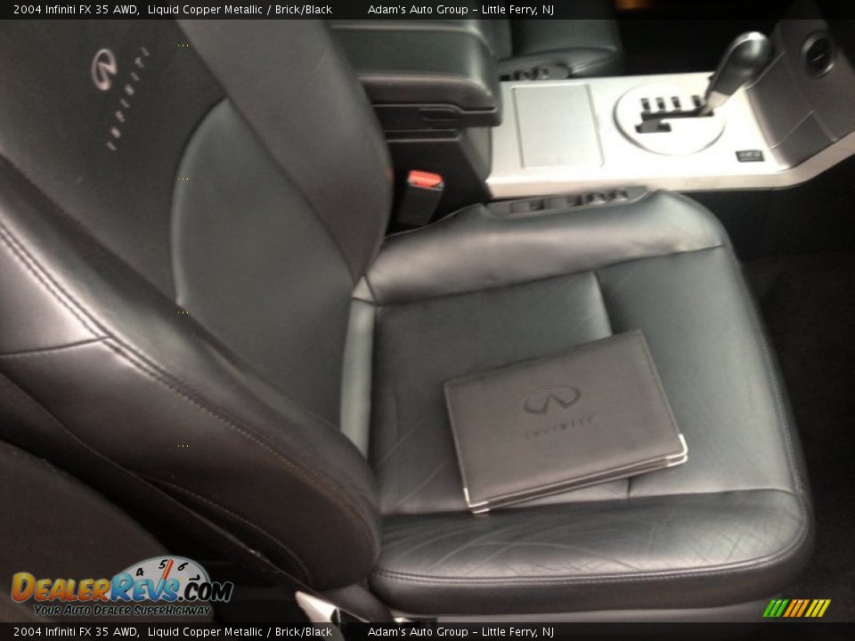 2004 Infiniti FX 35 AWD Liquid Copper Metallic / Brick/Black Photo #26