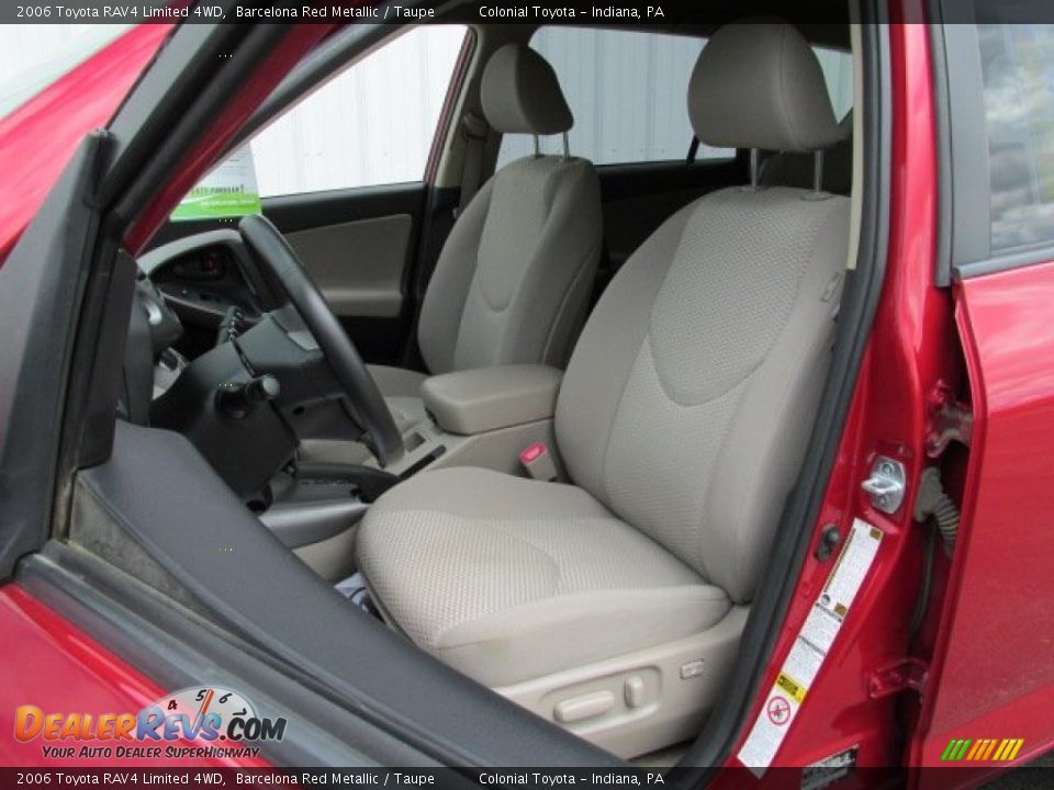 2006 Toyota RAV4 Limited 4WD Barcelona Red Metallic / Taupe Photo #8