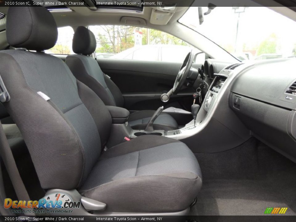 2010 Scion tC Super White / Dark Charcoal Photo #22