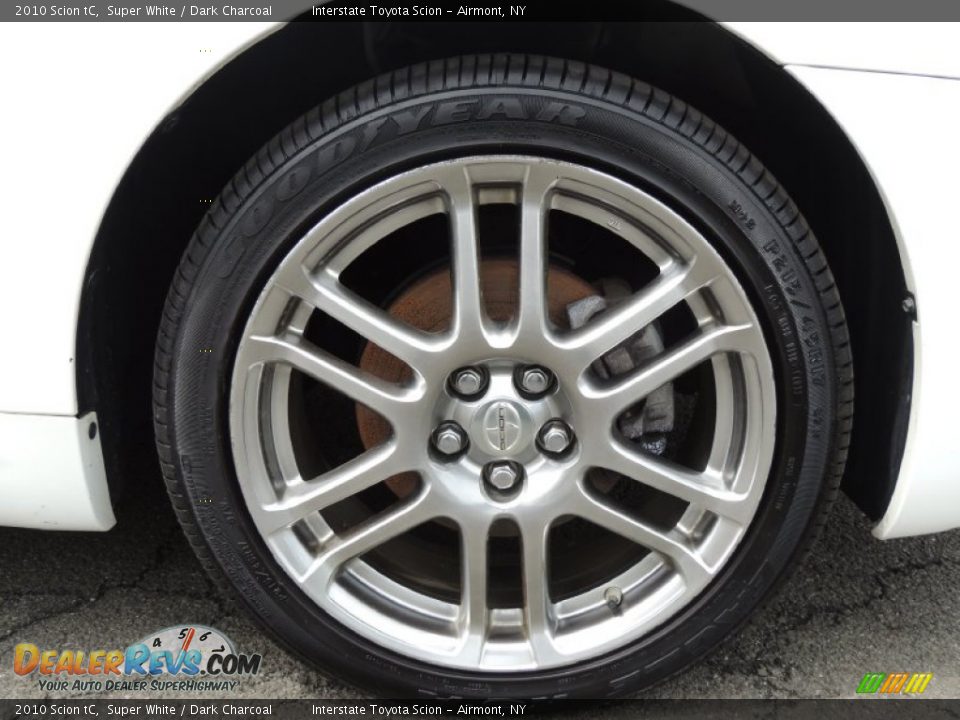 2010 Scion tC Super White / Dark Charcoal Photo #23