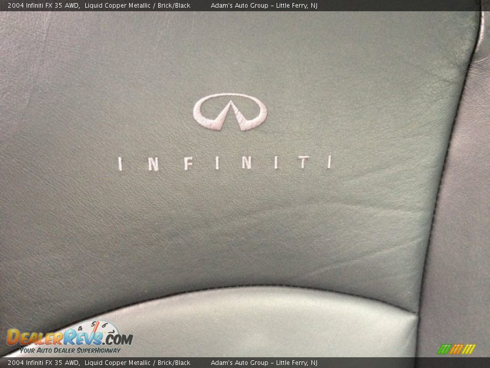 2004 Infiniti FX 35 AWD Liquid Copper Metallic / Brick/Black Photo #27