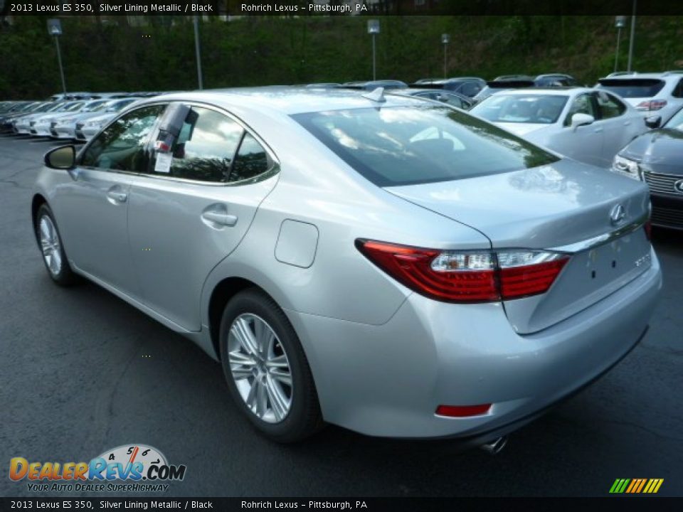 2013 Lexus ES 350 Silver Lining Metallic / Black Photo #2