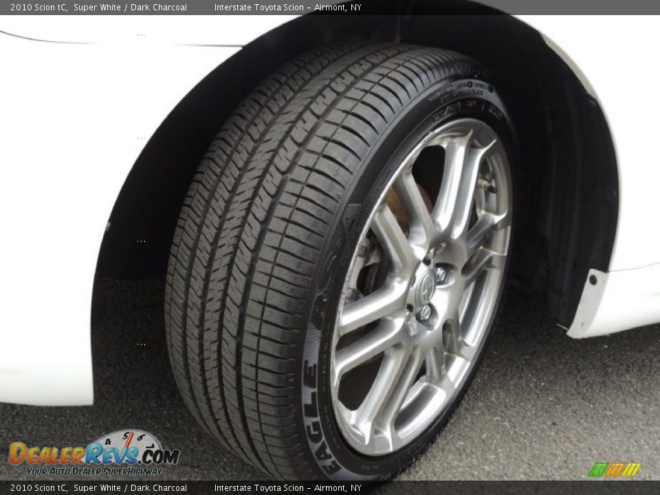 2010 Scion tC Super White / Dark Charcoal Photo #24
