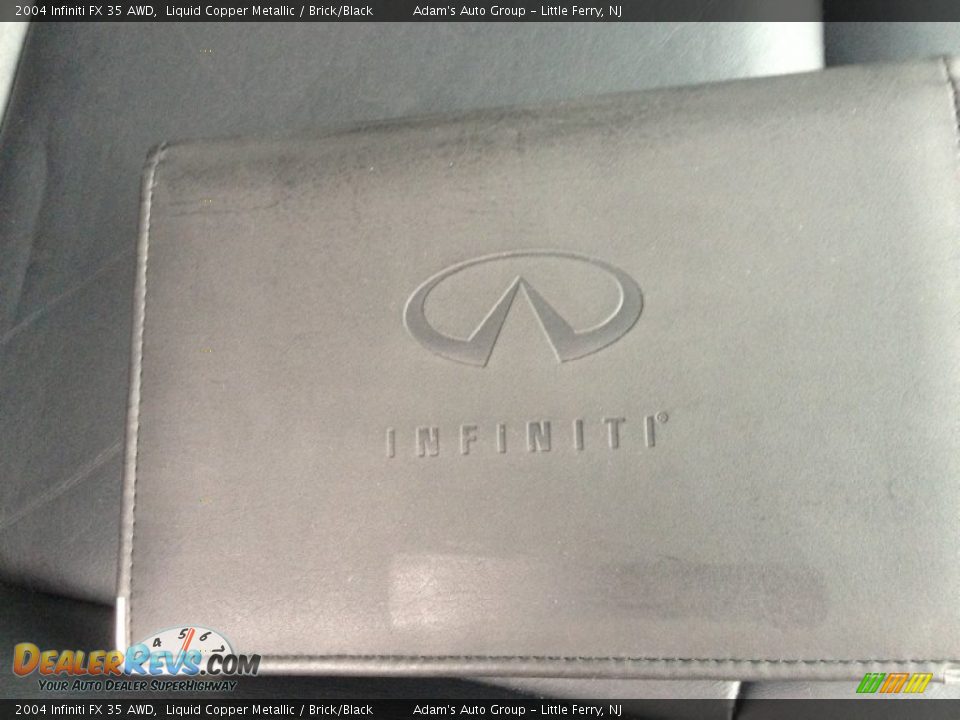 2004 Infiniti FX 35 AWD Liquid Copper Metallic / Brick/Black Photo #28
