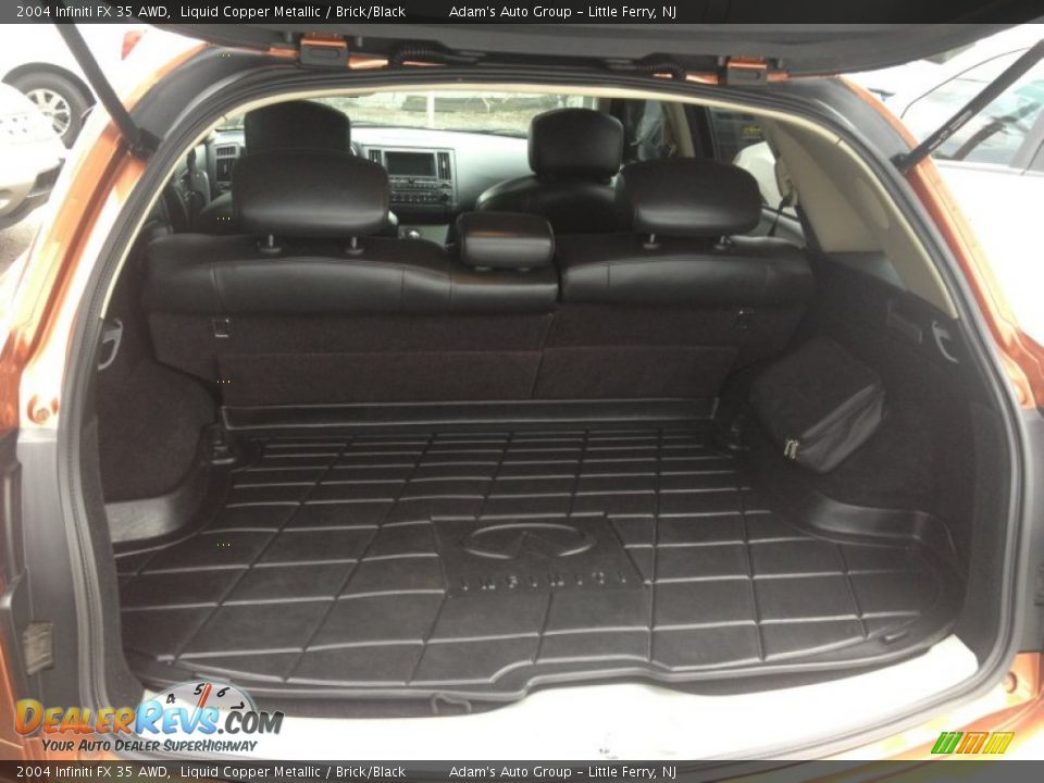 2004 Infiniti FX 35 AWD Liquid Copper Metallic / Brick/Black Photo #29