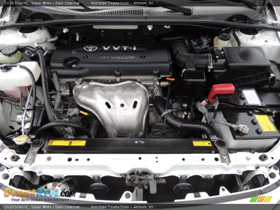 2010 Scion tC Super White / Dark Charcoal Photo #25