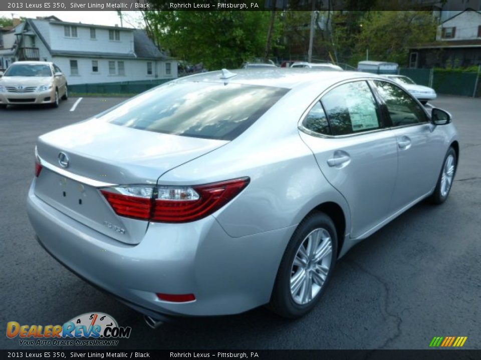 2013 Lexus ES 350 Silver Lining Metallic / Black Photo #4
