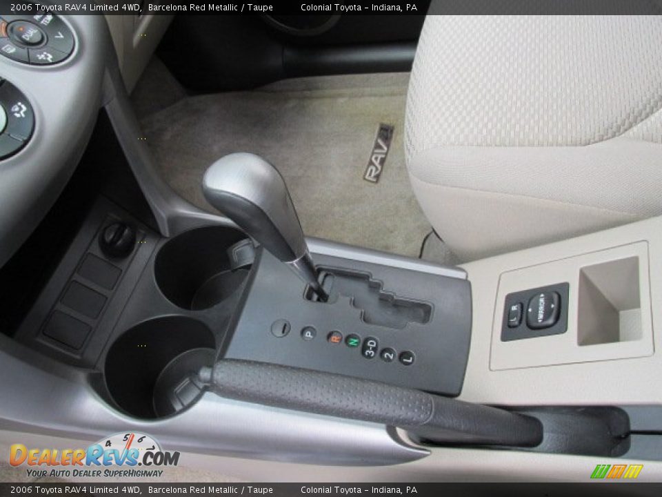 2006 Toyota RAV4 Limited 4WD Barcelona Red Metallic / Taupe Photo #13