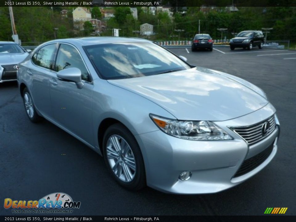 2013 Lexus ES 350 Silver Lining Metallic / Black Photo #6