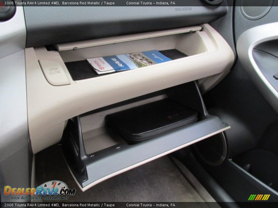 2006 Toyota RAV4 Limited 4WD Barcelona Red Metallic / Taupe Photo #14