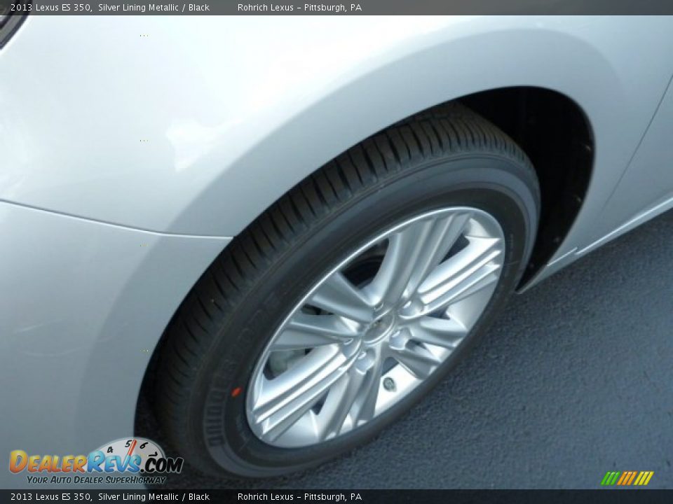2013 Lexus ES 350 Silver Lining Metallic / Black Photo #9
