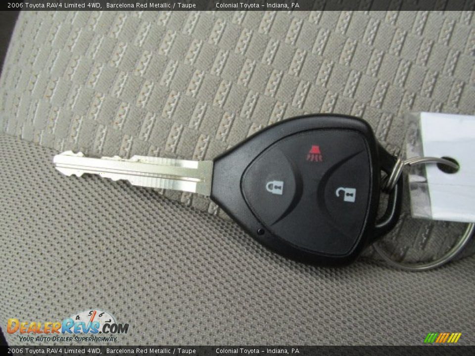 2006 Toyota RAV4 Limited 4WD Barcelona Red Metallic / Taupe Photo #18