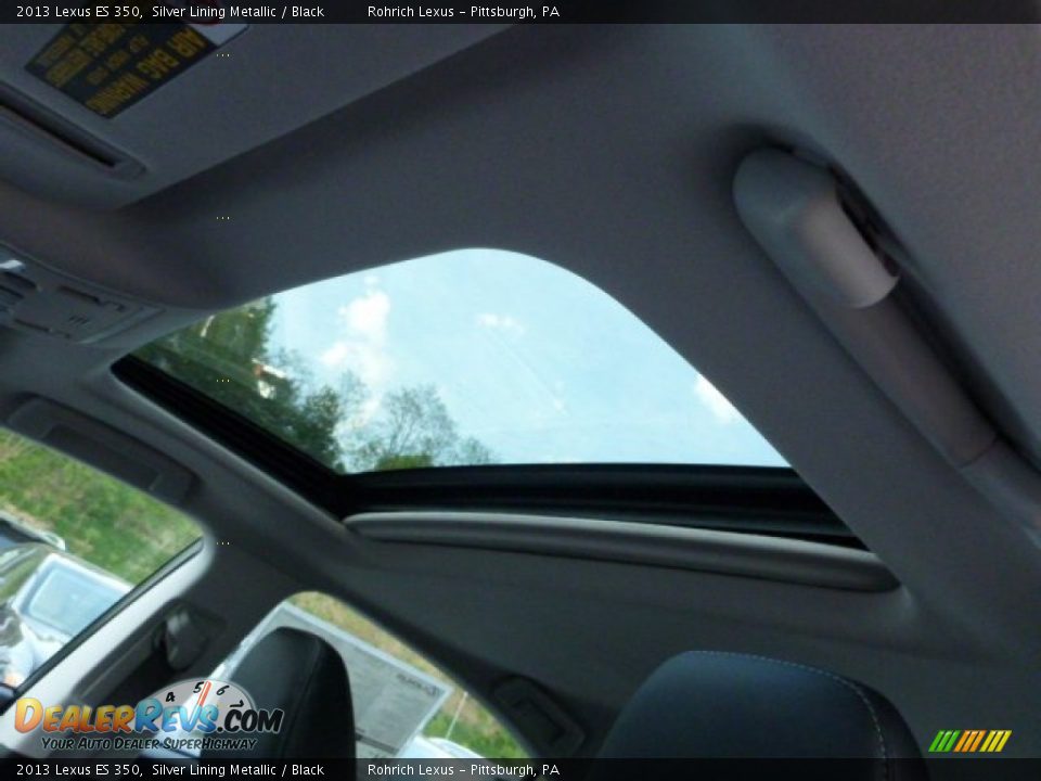 2013 Lexus ES 350 Silver Lining Metallic / Black Photo #15