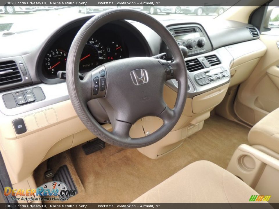 Dashboard of 2009 Honda Odyssey EX Photo #9