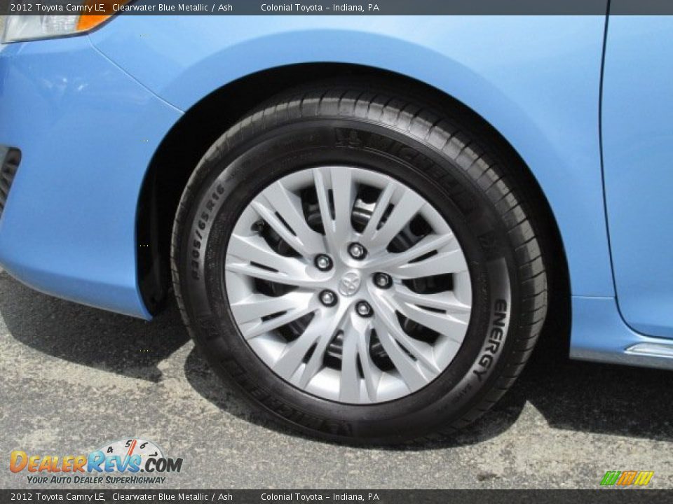 2012 Toyota Camry LE Clearwater Blue Metallic / Ash Photo #3