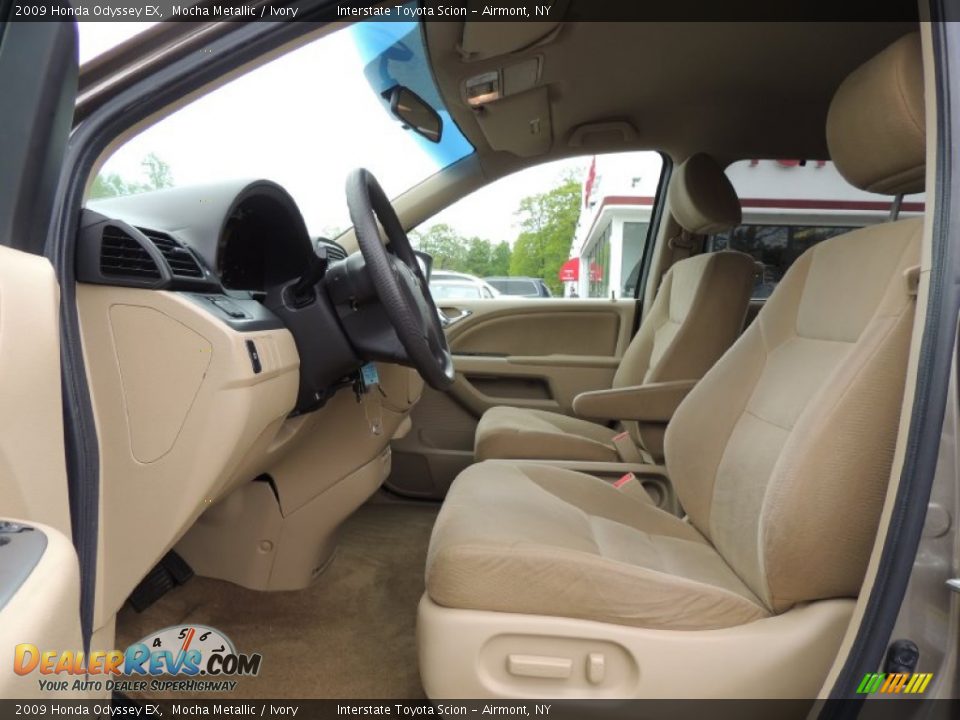 Ivory Interior - 2009 Honda Odyssey EX Photo #10