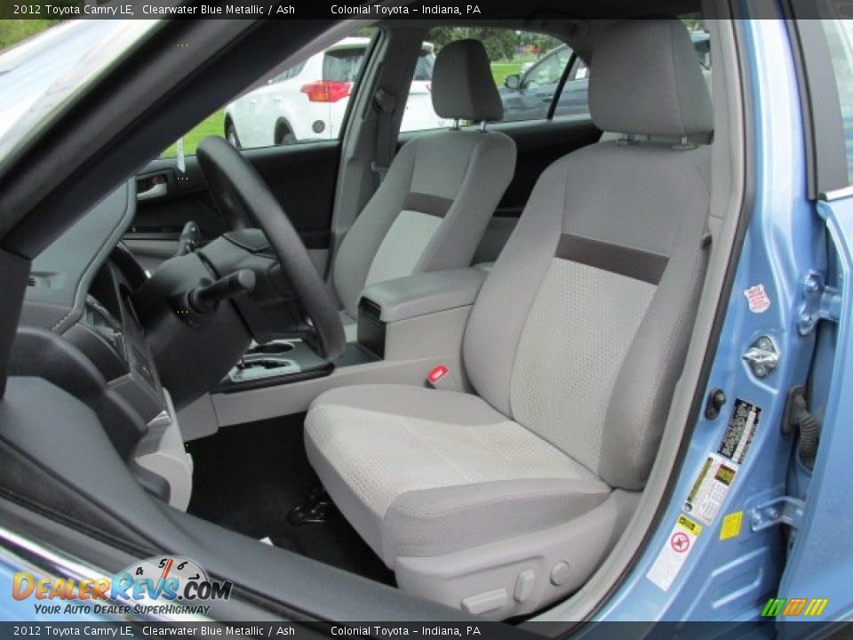 2012 Toyota Camry LE Clearwater Blue Metallic / Ash Photo #10