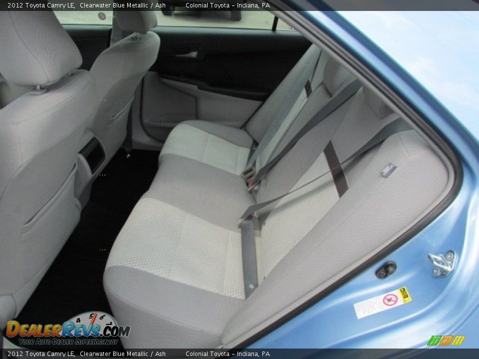 2012 Toyota Camry LE Clearwater Blue Metallic / Ash Photo #12