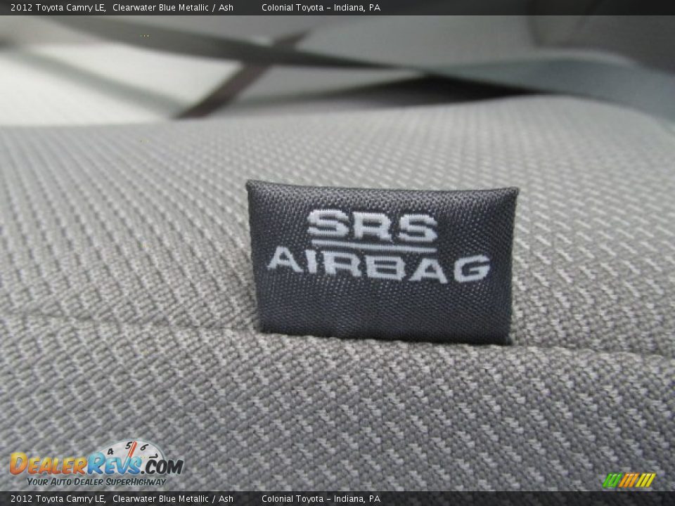 2012 Toyota Camry LE Clearwater Blue Metallic / Ash Photo #13