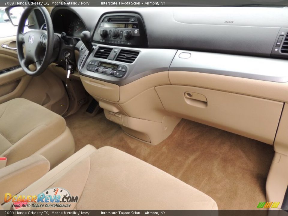 Dashboard of 2009 Honda Odyssey EX Photo #19