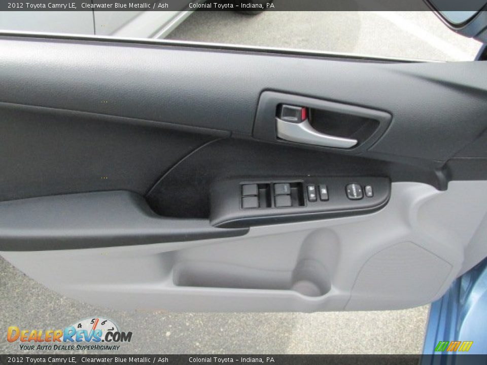 2012 Toyota Camry LE Clearwater Blue Metallic / Ash Photo #14