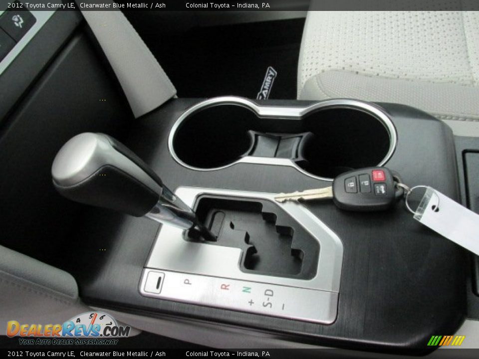 2012 Toyota Camry LE Clearwater Blue Metallic / Ash Photo #16