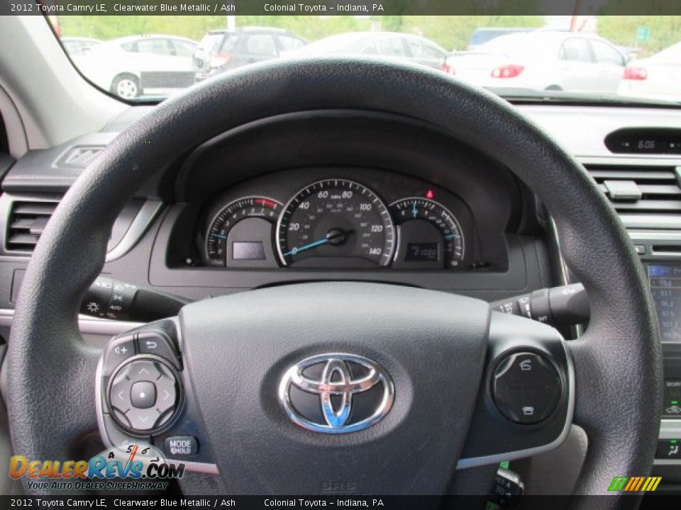 2012 Toyota Camry LE Clearwater Blue Metallic / Ash Photo #18