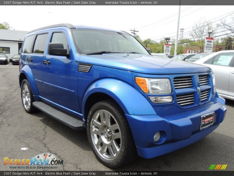 2007 Dodge Nitro R/T 4x4 Electric Blue Pearl / Dark Slate Gray Photo #3