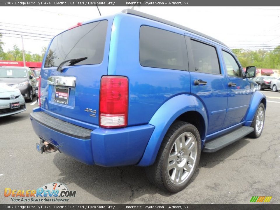 2007 Dodge Nitro R/T 4x4 Electric Blue Pearl / Dark Slate Gray Photo #4