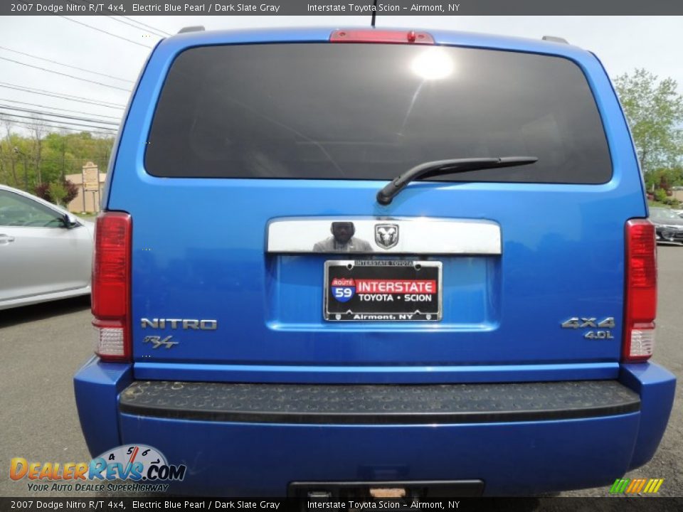 2007 Dodge Nitro R/T 4x4 Electric Blue Pearl / Dark Slate Gray Photo #5