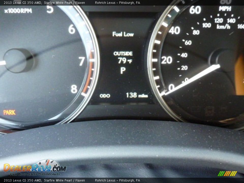 2013 Lexus GS 350 AWD Starfire White Pearl / Flaxen Photo #20