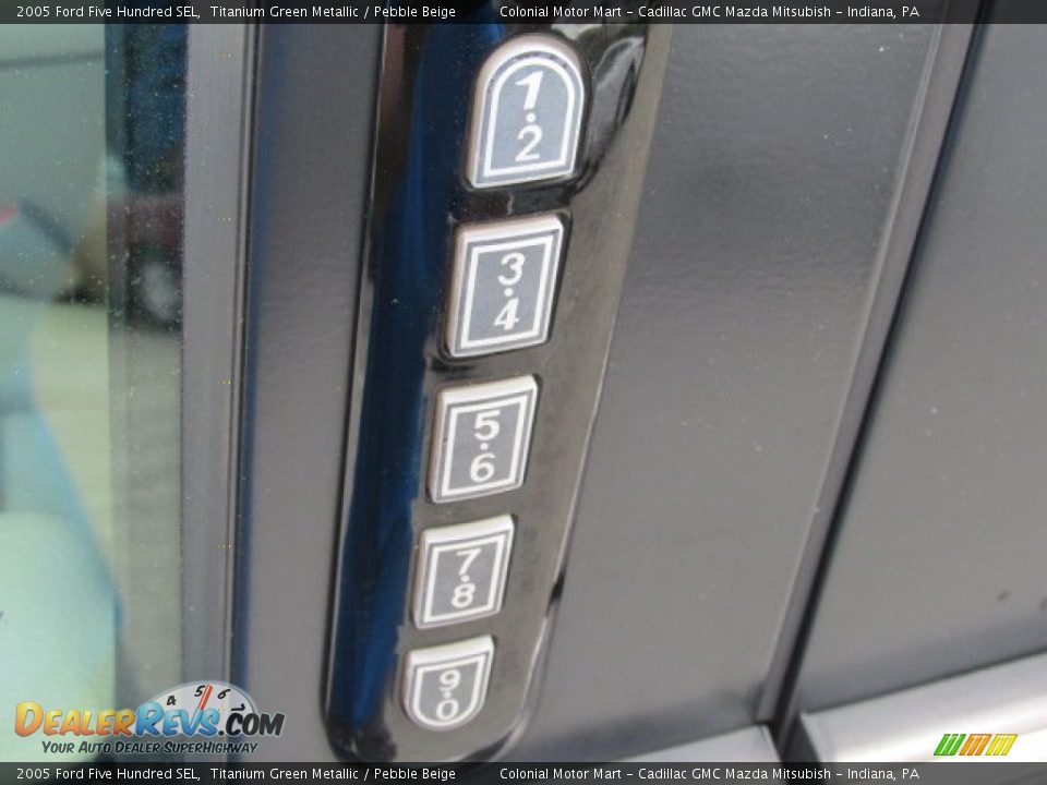 2005 Ford Five Hundred SEL Titanium Green Metallic / Pebble Beige Photo #6