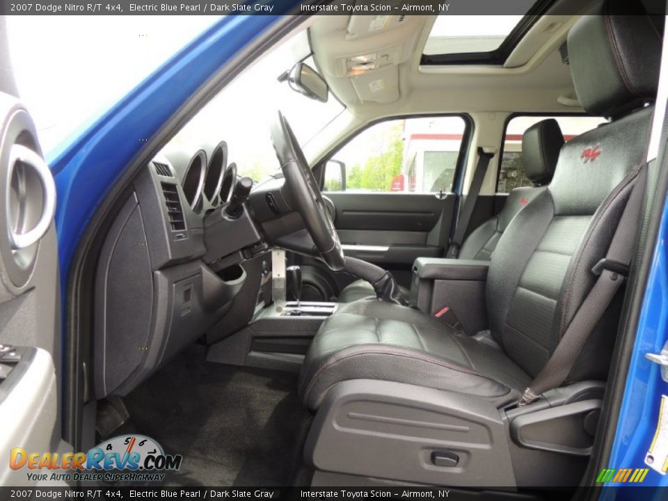 2007 Dodge Nitro R/T 4x4 Electric Blue Pearl / Dark Slate Gray Photo #10