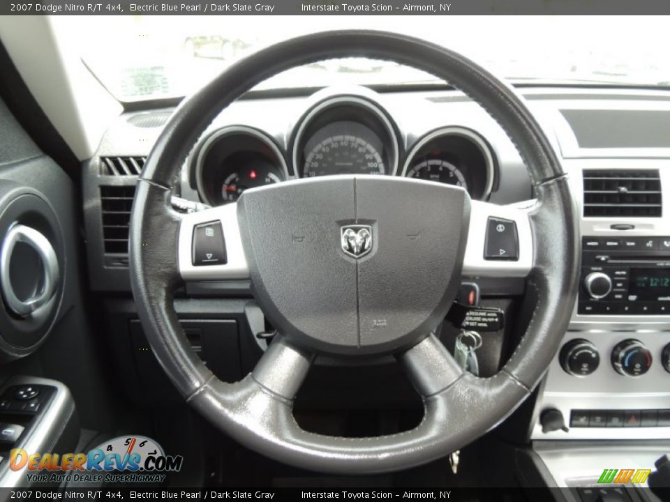 2007 Dodge Nitro R/T 4x4 Electric Blue Pearl / Dark Slate Gray Photo #13