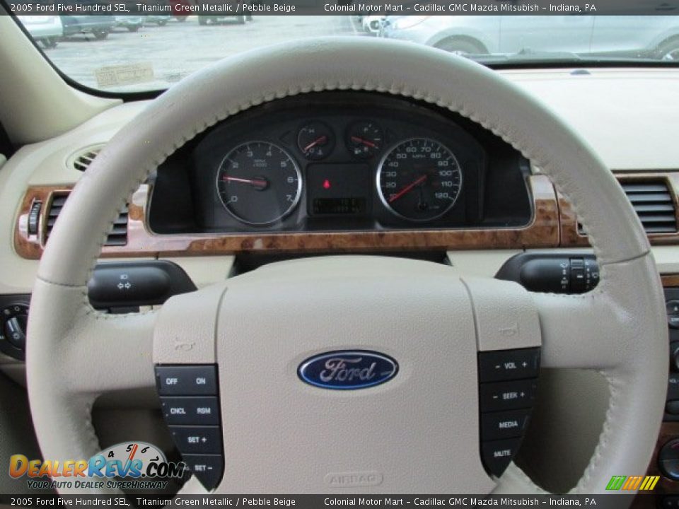 2005 Ford Five Hundred SEL Titanium Green Metallic / Pebble Beige Photo #17