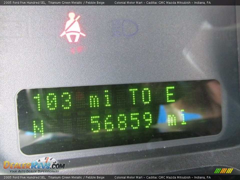 2005 Ford Five Hundred SEL Titanium Green Metallic / Pebble Beige Photo #20