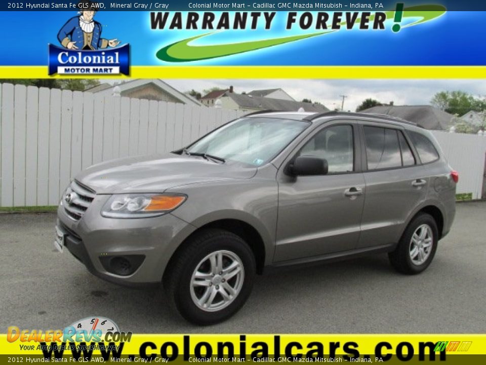2012 Hyundai Santa Fe GLS AWD Mineral Gray / Gray Photo #1