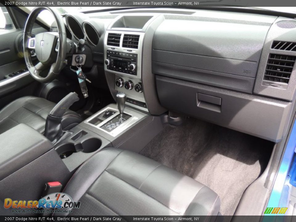 2007 Dodge Nitro R/T 4x4 Electric Blue Pearl / Dark Slate Gray Photo #22